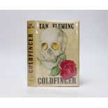 ° ° Fleming , Ian - Goldfinger, 1st US edition, 1st issue, 8vo, cloth-effect paper over boards, with