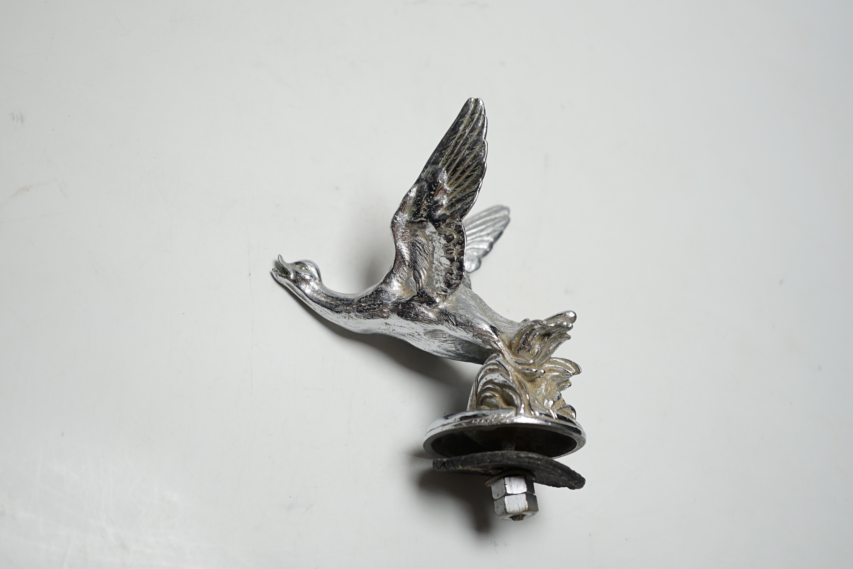 A chromium goose car mascot - Image 2 of 4