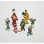 Six Chinese pottery Bonsai figures