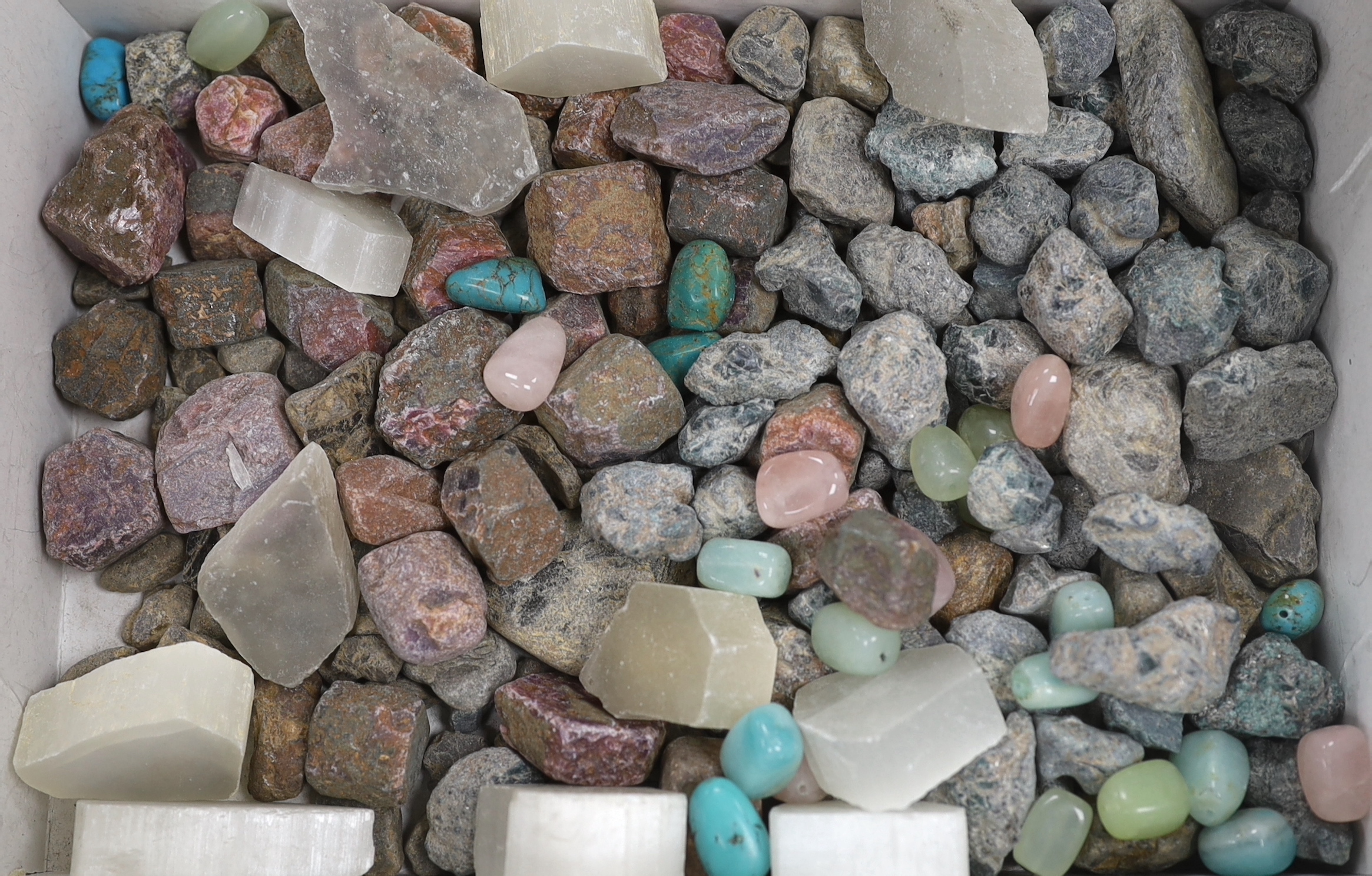 A quantity of various rocks and beads - Image 2 of 2