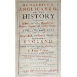° ° Dugdale, William. Monasticon Anglicanum, or, The History of the Ancient Abbies, and Other