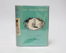 ° ° Lewis, C.S - The Silver Chair, 3rd printing, 8vo, cloth in unclipped d/j, Geoffrey Bles, London,
