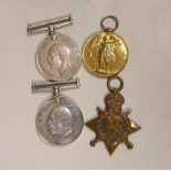 WWI medal group trio awarded to Corporal Henry Burton, 2nd Bn. seaworthy Highlanders and a WWI War