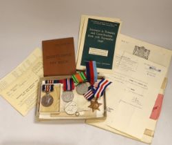 A WW2 military medal group of five to 14553730 Lance Bombadier Vivian Francis Langham R.A. and