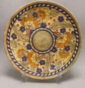 A large Charlotte Rhead charger, 44cm