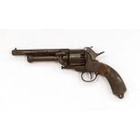 A good scarce nine short Le Matt 'Grape-Shot' single action percussion revolver, no.2083, c.1862-65,