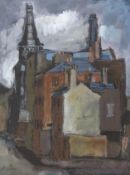 Geoffrey Lintott (20th century) mixed media, 'Industrial buildings, Manchester', signed and dated ‘
