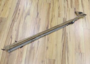 Two Hardy Brothers split cane fishing rods