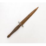 A Fairbairn Sykes Commando fighting knife, blade 17.5cm