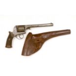 A five shot 38 bore model 1851 self-cocking percussion Dragoon revolver, engraved Deane Adams &