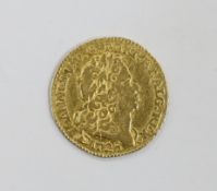 Portugal coins, half escudo, 1725, 1.59g