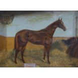 T Whitby (19th/20th century British), oil on canvas, Study of the Racehorse 'Pretty Polly' in