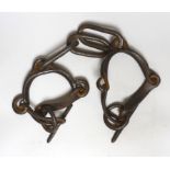 Iron slavery shackles, 18/19th century