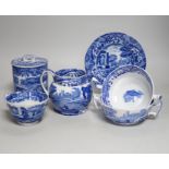 A large collection of Copeland Spode’s Italian, dinner, tea and coffee service, mostly blue