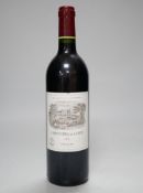 A bottle Carruades de Lafite 2003