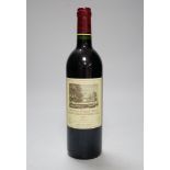 A bottle of Chateau Duhart-Milon Barons de Rothschild 1997