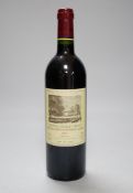 A bottle of Chateau Duhart-Milon Barons de Rothschild 1997