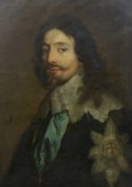 F. Baumann (German, 19th C.) after Sir Antony Van Dyck (1599-1641) Portrait of Charles Ioil on