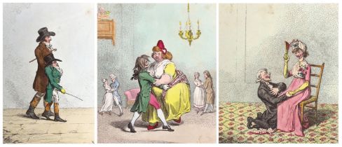 James Gillray (English, 1756-1815) ‘’Bond Street, Three o’clock’’, undated, 255 x 165mm;‘’Waltzer au