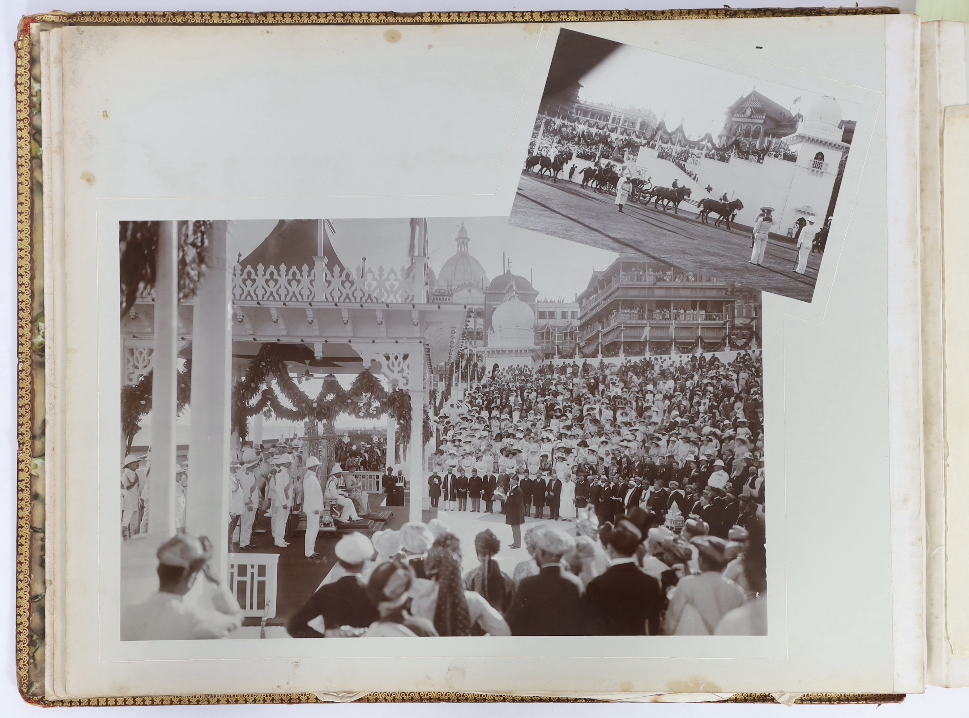 Indian / Royal Interest: VERNON & CO. Souvenir, The Imperial Visit to Delhi. Calcutta: Bombay, - Bild 3 aus 11