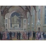 § § Forrest Hewit (British, 1870-1956) 'The Calico Printers Ball, 1887'oil on canvassigned with