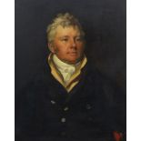 Circle of John Hoppner (British, 1758-1810) Portrait of a Captain Matthew Smith RN (1763-1840)oil on