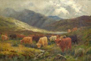Louis Bosworth Hurt (British, 1856-1929) 'In Glen Falloch, Perthshire'oil on canvas boardsigned