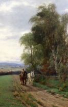 David Farquarson A.R.A., A.R.S.A., R.S.W. (Scottish, 1839-1907) 'A Field Road'oil on canvassigned
