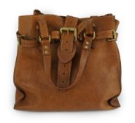 A Mulberry Elgin tote oak Darwin leather handbag, with dust bag, width 34cm, depth 15cm, height