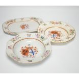 A group of Spode, Copeland & Garrett etc. stone china and porcelain armorial dinner wares, for