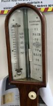 A Victorian Elliott & Son rosewood stick barometer, height 90cm***CONDITION REPORT***PLEASE NOTE:-