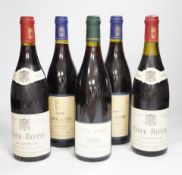 One bottle of Cote-Rotie 1998, two bottles of cotta-Rosie La Landone 1999 and two bottles of Cote-