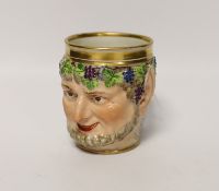 An early 19th century Vienna satyr mug, date code for 1827, 10cm***CONDITION REPORT***PLEASE