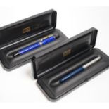 Two boxed Parker duofold pens***CONDITION REPORT***PLEASE NOTE:- Prospective buyers are strongly