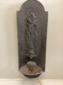 A moulded fibreglass garden fountain, width 62cm, height 170cm***CONDITION REPORT***PLEASE NOTE:-