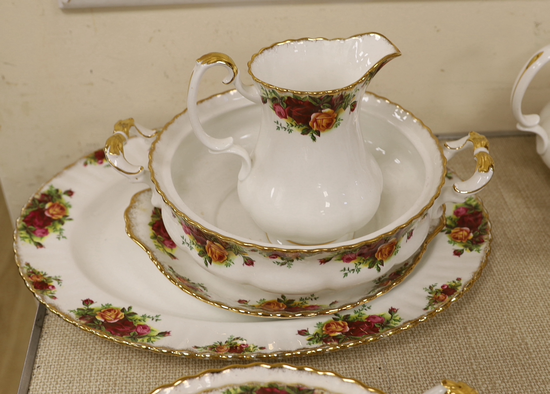 A collection of Royal Albert Old Country Roses dinnerware***CONDITION REPORT***(44)PLEASE NOTE:- - Image 4 of 6