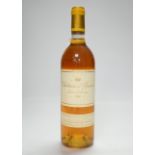 One bottle of Chateau d’Yquem Lur Salues Sauternes 1989***CONDITION REPORT***PLEASE NOTE:-