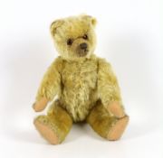 A Farnell bear, c.1920, 25cm, in good condition, paw pads replaced