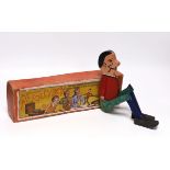 A boxed B.G.L. London ‘The Celebrated Mr Jollyboy’ animated toy puppet, 30cm