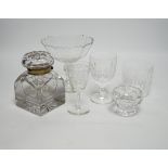 A Waterford cut crystal ‘’Colleen’’ pattern part suite of drinking glassware, together with a