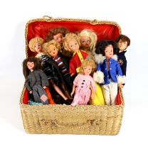 A selection of Sindy dolls, clothing and furniture