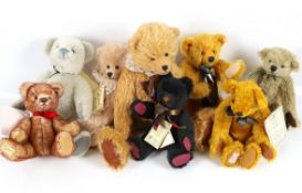 Five Deans bears, one Herman bear and two Artist bears (8)