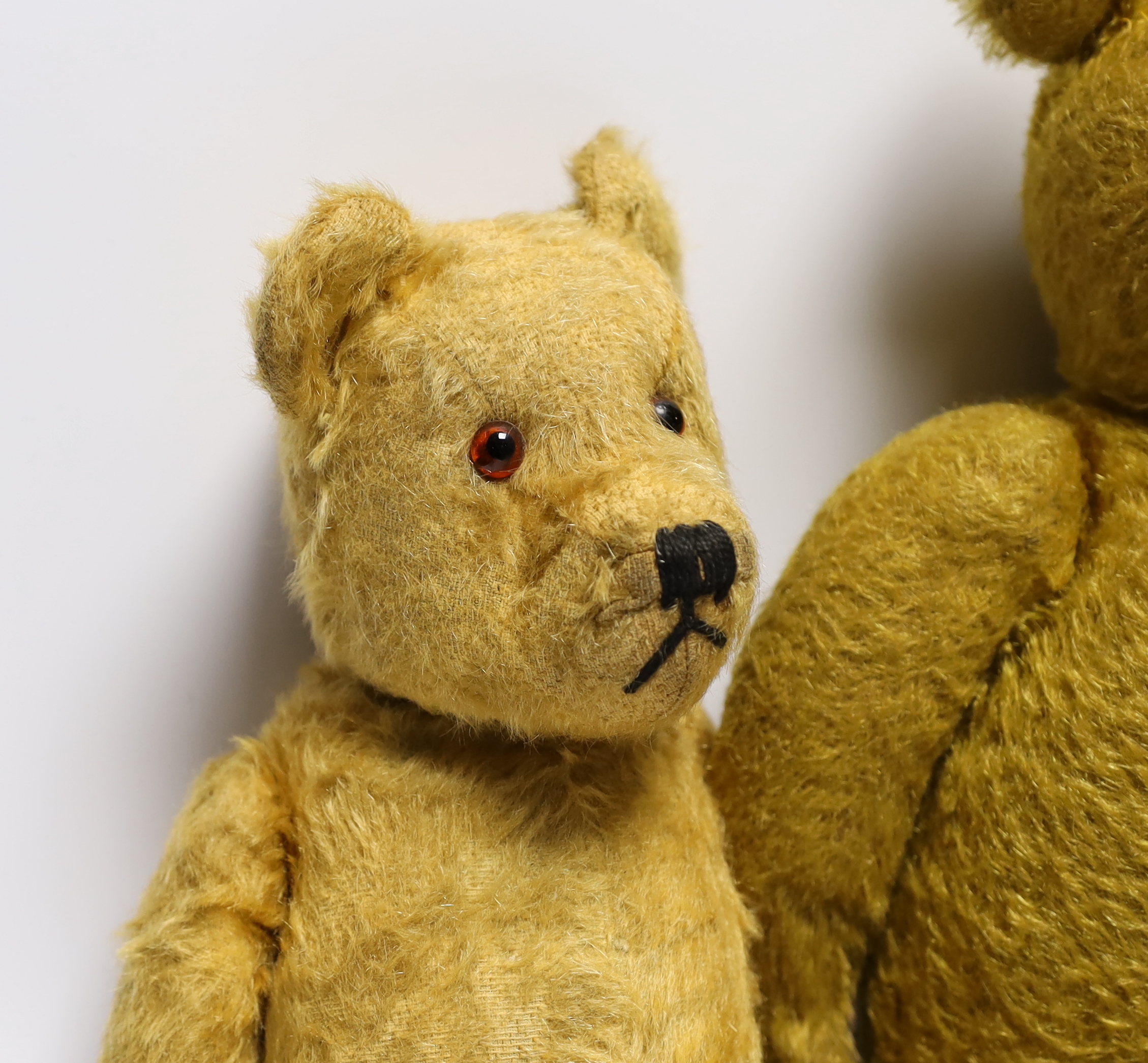 A 1930's German bear with 'set in' ears and a 1950's English Chiltern bear (2) - Image 2 of 4
