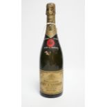 A bottle of Moet et Chandon champagne