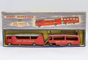 A boxed Dinky Toys Car Carrier with Trailer (983)