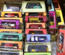 A collection of boxed Matchbox Models of Yesteryear (94 vehicles) in a variety of era boxes,