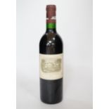One bottle of Chateau Lafite Rothschild, 1991