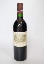 One bottle of Chateau Lafite Rothschild, 1991