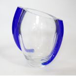 A Barski studio art glass vase, 24cm tall