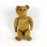 An early bear, possibly American c.1913, 40cm, in good condition, old repairs to paws